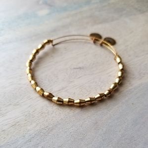 Alex and Ani Gold Beaded Bangle